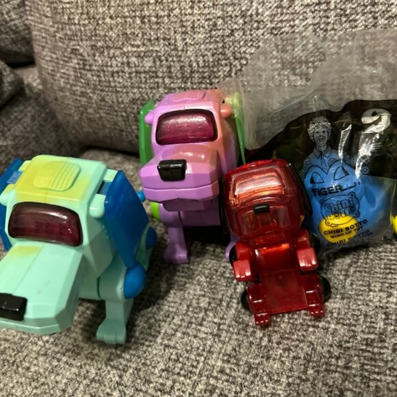 Vintage Retro 2001 Tiger Electronics Robo Chi Toys Set of 11 Happy Meal - Picture 2 of 6